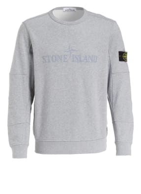 STONE ISLAND Sweatshirt mit monochromem Label-Stitching