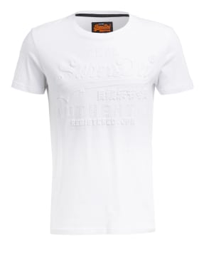 Superdry T-Shirt mit monochromer Label-Prägung