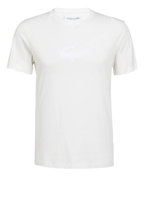 LACOSTE T-Shirt mit monochromer Label-Prägung