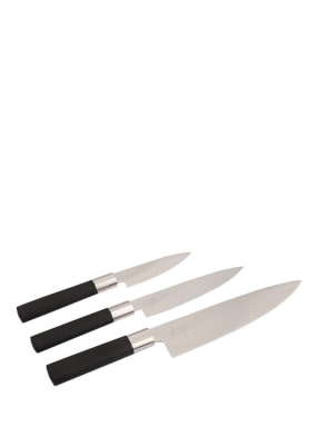 KAI 3-tlg. Messerset WASABI BLACK