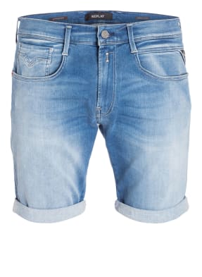 REPLAY Jeans-Shorts ANBASS HYPERFLEX Slim Fit