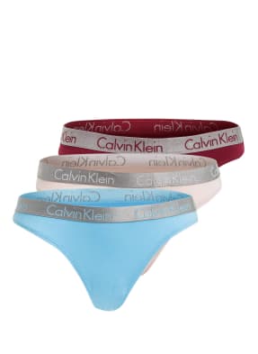 Calvin Klein 3er-Pack Strings RADIANT COTTON 