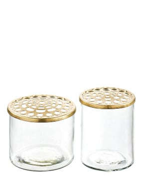 A SIMPLE MESS Set of 2 vases KASTANJE