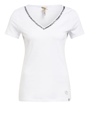 KEY LARGO T-Shirt MILA mit Paillettenbesatz