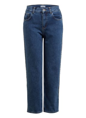 CLAUDIE PIERLOT 7/8-Jeans PEPITE mit Galonstreifen