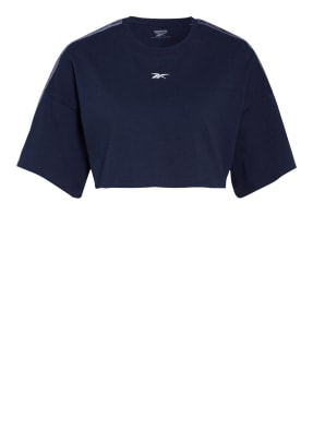 Reebok Cropped-Shirt mit Galonstreifen