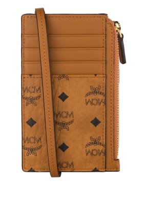 Mcm Kartenetui Visetos Original Mit Schulterriemen braun