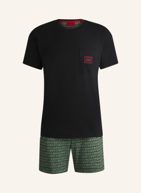 HUGO Pyjama-Set MONOGRAM SHORT SET Regular Fit