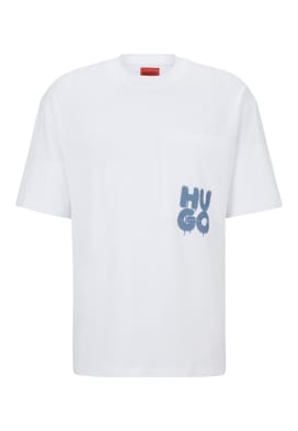 HUGO T-Shirt DAMPATO Oversize Fit
