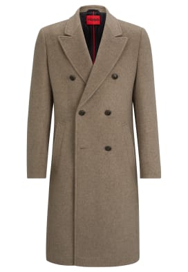 HUGO Klassischer Mantel MIROY2341 Slim Fit
