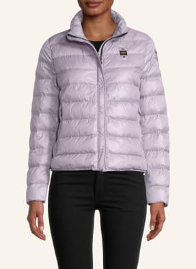 Blauer Steppjacke