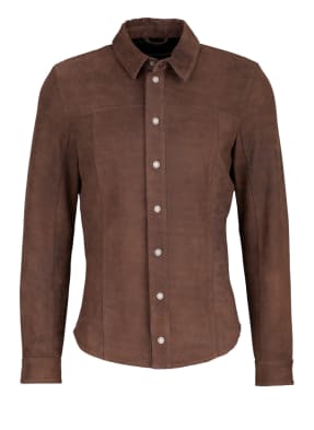 YOUNG POETS SOCIETY Lederhemd LINUS BUFFED 214 Regular Fit
