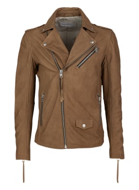 YOUNG POETS SOCIETY Lederjacke JARNO HUNZA LOOSE 221 Loose Fit