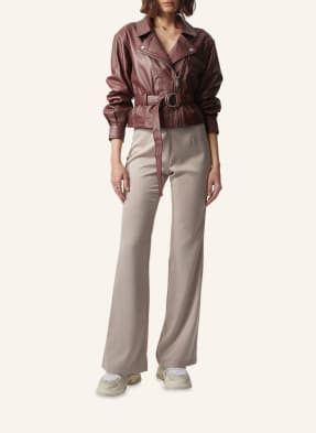 YOUNG POETS SOCIETY Bikerlederjacke EMMA SOFT OVERSIZE 221 Oversized Fit