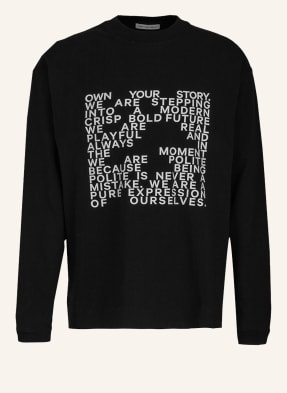 YOUNG POETS SOCIETY Longsleeve HENRY PRINTED 222 Loose Fit