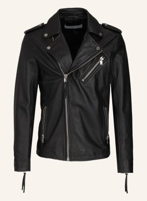 YOUNG POETS SOCIETY Biker Lederjacke JOE HEAVY LOOSE 222 Loose Fit