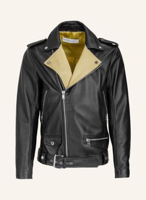 YOUNG POETS SOCIETY Biker Lederjacke JOE HEAVY LOOSE CONTRAST 222 Loose Fit