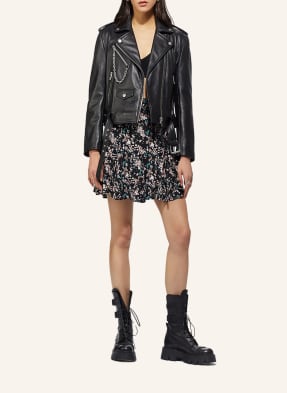 YOUNG POETS SOCIETY Lederjacke ELEA ROUGH BOXY CHAIN 223 Oversized Fit