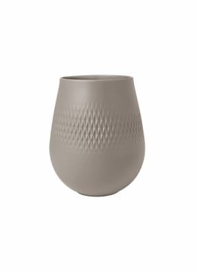 Villeroy & Boch Vase Carré klein MANUFACTURE COLLIER TAUPE