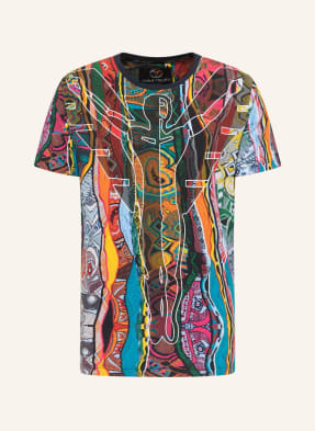 CARLO COLUCCI T-Shirt mit Strickdruck und Ikarus CRISCUOLO