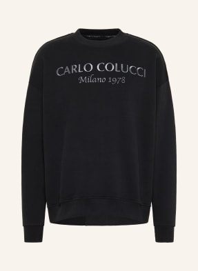 CARLO COLUCCI Oversize Sweatshirt mit Stickerei DE BIASI