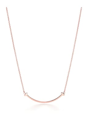 TIFFANY & Co. Anhänger TIFFANY T SMILE aus 18 Karat Roségold
