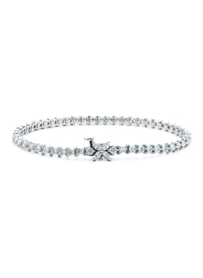 TIFFANY & Co. Einreihiges Armband TIFFANY VICTORIA® aus Platin mit Diamanten