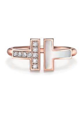 TIFFANY & Co. Ring TIFFANY T WIRE aus 18 Karat Roségold