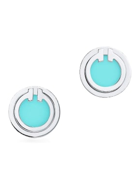 TIFFANY & Co. Ohrringe TIFFANY T CIRCLE aus 18 Karat Weißgold