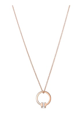 TIFFANY & Co. Anhänger TIFFANY T aus 18 Karat Roségold