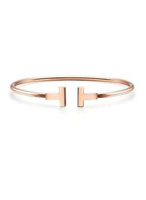 TIFFANY & Co. Armreif TIFFANY T WIRE aus 18 Karat Roségold