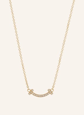 TIFFANY & Co. Halskette TIFFANY T SMILE aus 18 Karat Gold