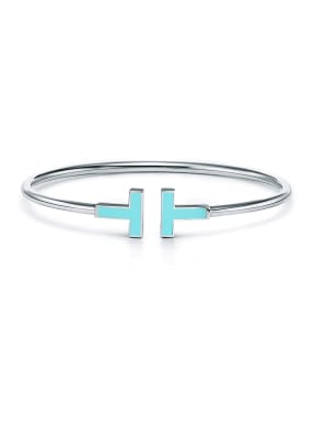 TIFFANY & Co. Armreif TIFFANY T WIRE aus 18 Karat Weißgold