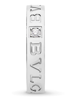 BVLGARI Ring BVLGARI BVLGARI aus 18 Karat Weißgold und Diamanten