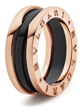 BVLGARI Ring B.ZERO1 aus 18 Karat Roségold und Keramik