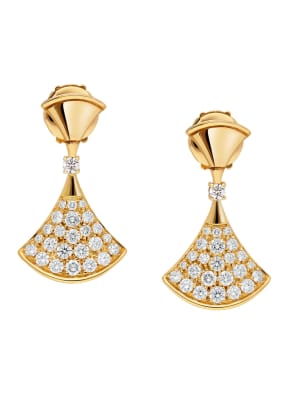 BVLGARI Ohrring DIVAS’DREAM aus 18 Karat Gelbgold und Diamanten
