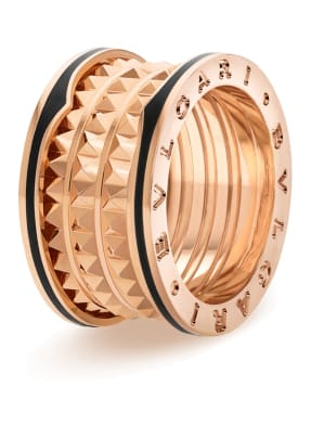BVLGARI Ring B.ZERO1 ROCK aus 18 Karat Roségold und Keramik