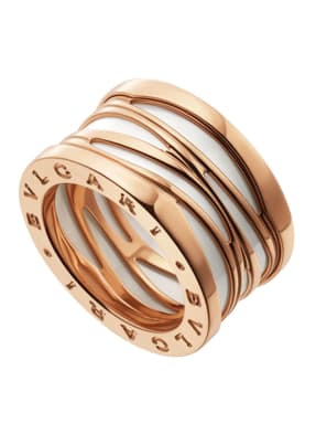 BVLGARI Ring B.ZERO1 aus 18 Karat Roségold und Keramik