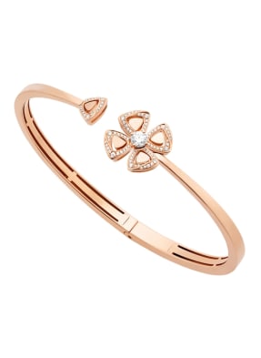BVLGARI Armband FIOREVER aus 18 Karat Roségold und Diamanten