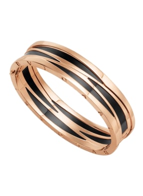 BVLGARI Armband B.ZERO1 aus 18 Karat Roségold und Keramik