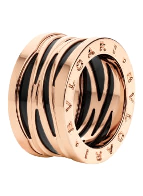 BVLGARI Ring B.ZERO1 aus 18 Karat Roségold und Keramik