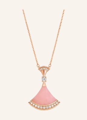 BVLGARI Halskette DIVAS’DREAM aus 18 Karat Roségold mit Opal und Diamanten