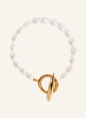 MISSOMA Armband BAROQUE PEARL CLAW T-BAR BRACELET by GLAMBOU