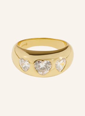 OHH LUILU Ringe HEART DOME RING by GLAMBOU