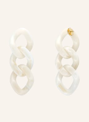 VANESSA BARONI Ohrhänger NEW FLAT CHAIN EARRING PEARL MARBLE by GLAMBOU