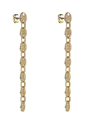 LUV AJ Ohrringe THE PAVE MARINER LINK DROP EARRINGS by GLAMBOU