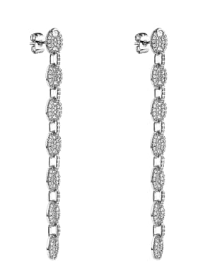 LUV AJ Ohrringe THE PAVE MARINER LINK DROP EARRINGS by GLAMBOU