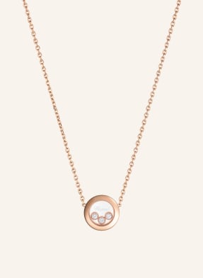 Chopard Halskette HAPPY DIAMONDS ICONS Halskette aus 18 Karat Roségold und Diamanten