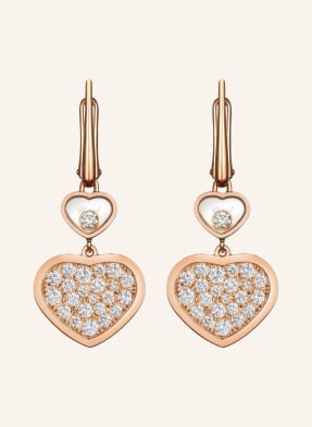 Chopard Ohrring HAPPY HEARTS Ohrringe aus 18 Karat Roségold und Diamanten