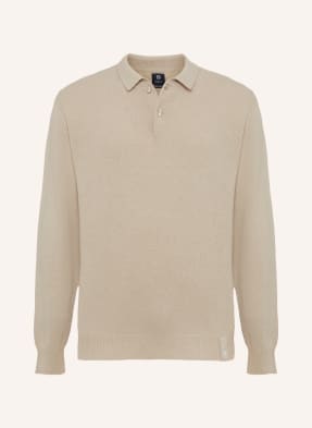 BOGGI MILANO Strick-Poloshirt Regular Fit